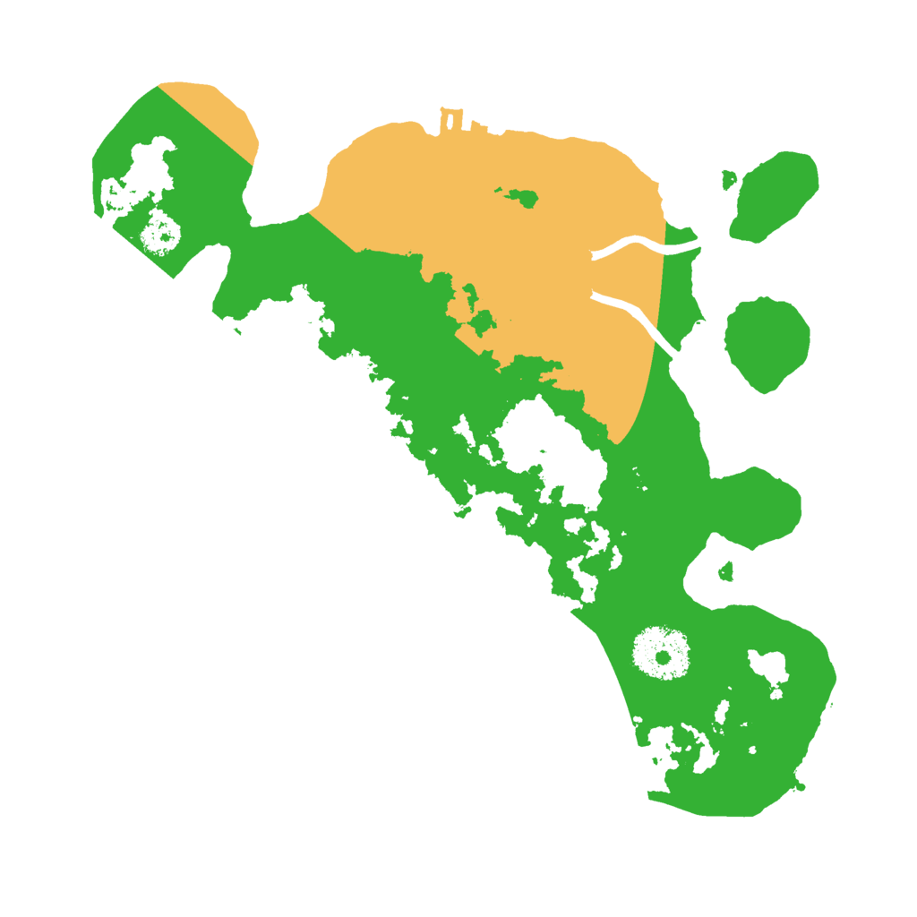 Biome Rust Map: Procedural Map, Size: 2500, Seed: 60