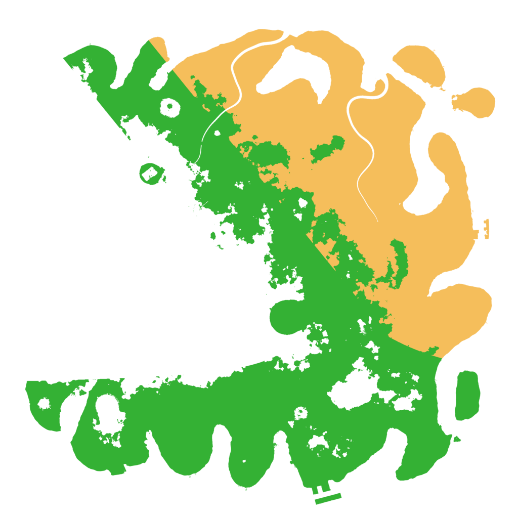 Biome Rust Map: Procedural Map, Size: 3950, Seed: 2134111527