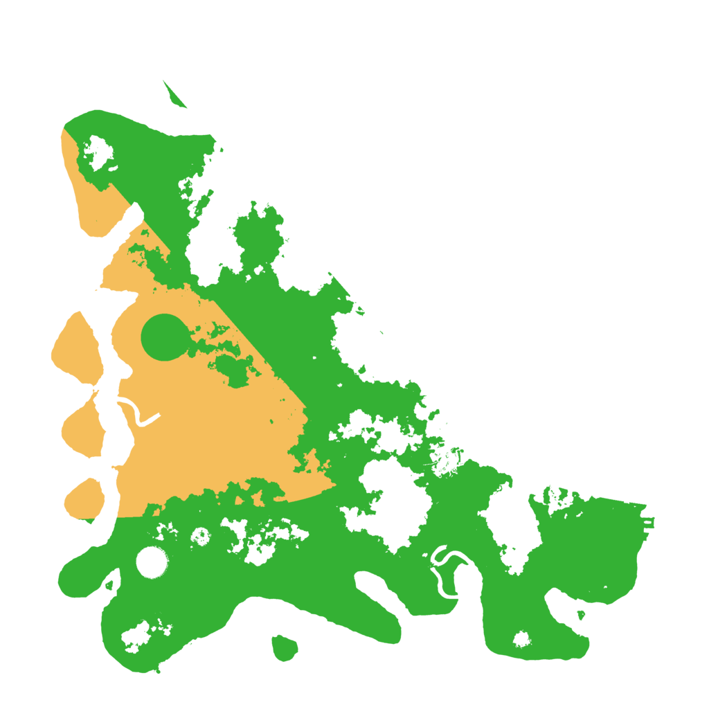 Biome Rust Map: Procedural Map, Size: 3950, Seed: 543627474