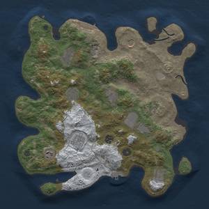 Thumbnail Rust Map: Procedural Map, Size: 3700, Seed: 216162, 19 Monuments