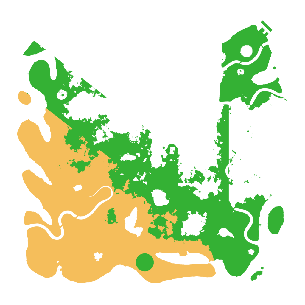Biome Rust Map: Procedural Map, Size: 4500, Seed: 1432404