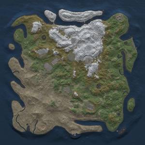 Thumbnail Rust Map: Procedural Map, Size: 4500, Seed: 1432404, 20 Monuments