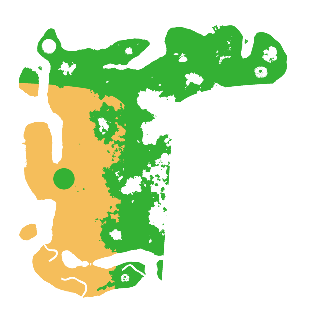 Biome Rust Map: Procedural Map, Size: 3850, Seed: 1981968150