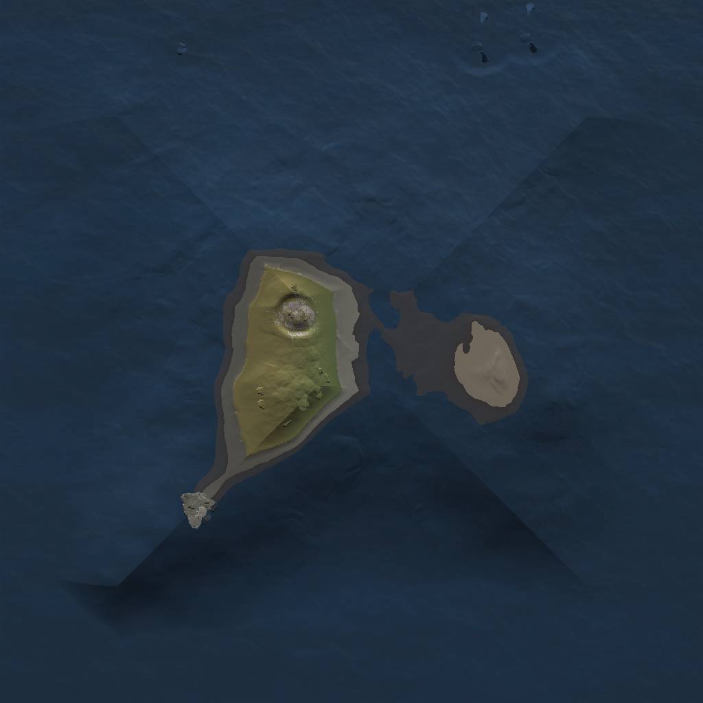 Rust Map: Procedural Map, Size: 1080, Seed: 1920, 3 Monuments