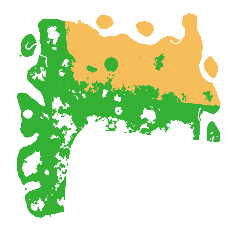 Biome Rust Map: Procedural Map, Size: 4600, Seed: 2145555443