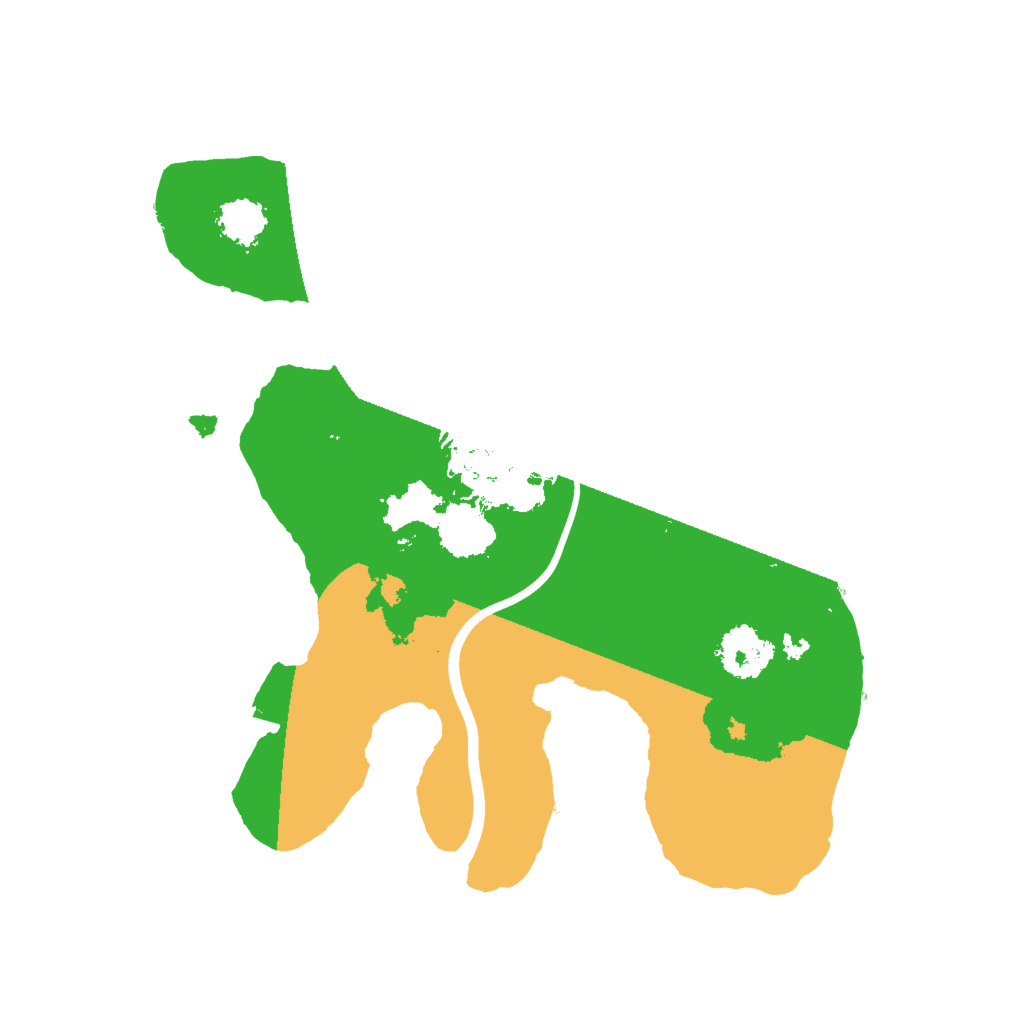 Biome Rust Map: Procedural Map, Size: 2000, Seed: 1244