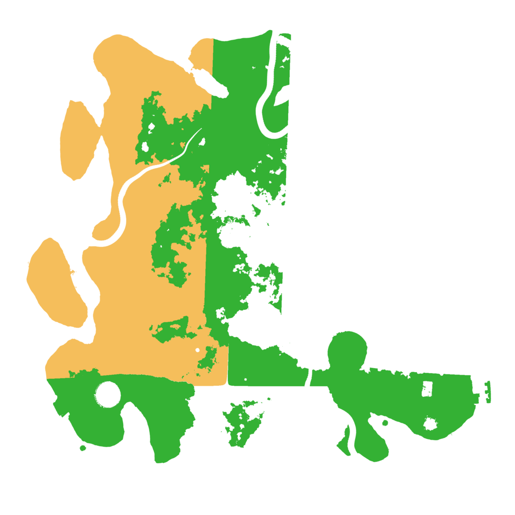 Biome Rust Map: Procedural Map, Size: 3550, Seed: 508660
