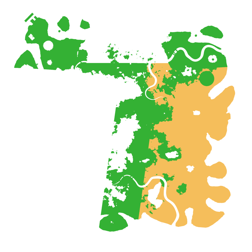 Biome Rust Map: Procedural Map, Size: 4500, Seed: 1862734243