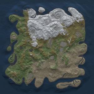 Thumbnail Rust Map: Procedural Map, Size: 4050, Seed: 456734383, 20 Monuments