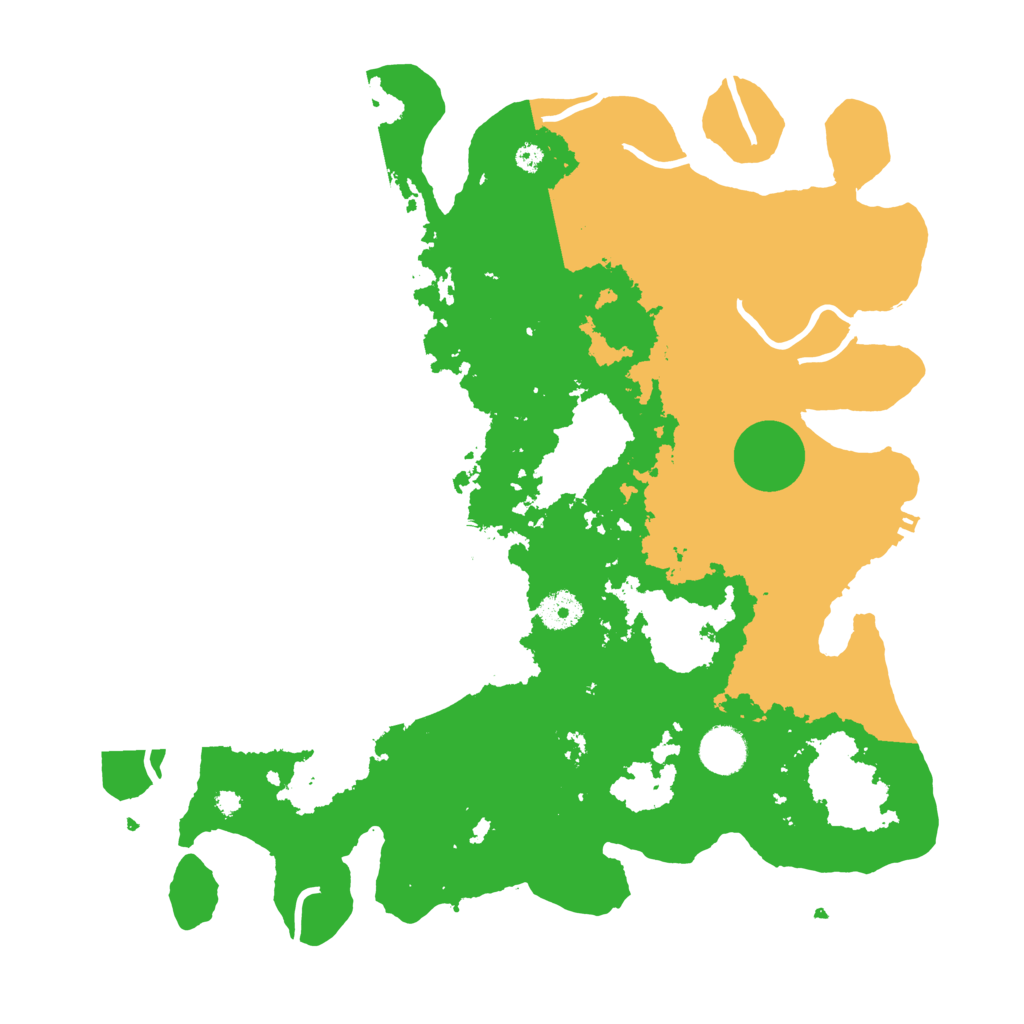 Biome Rust Map: Procedural Map, Size: 3800, Seed: 345