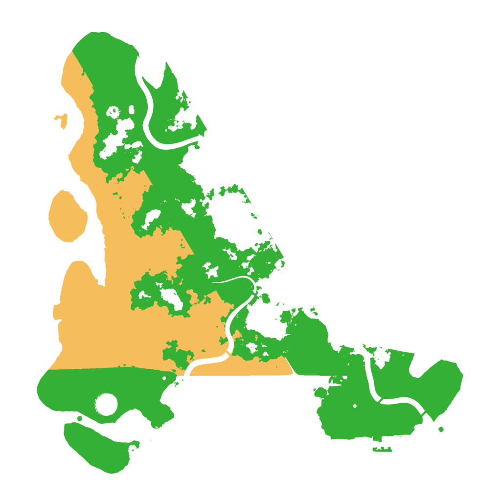 Biome Rust Map: Procedural Map, Size: 3950, Seed: 40458978