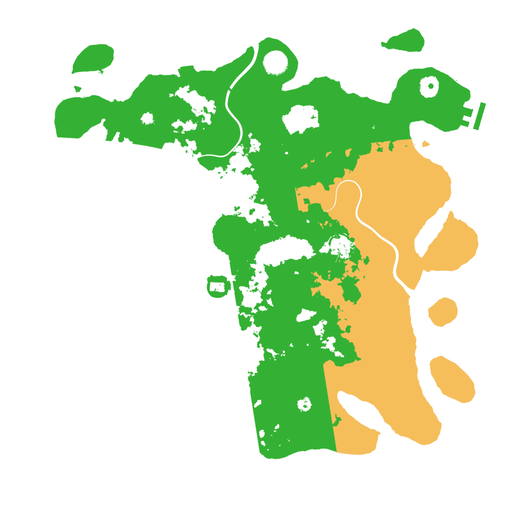 Biome Rust Map: Procedural Map, Size: 3700, Seed: 1744768724