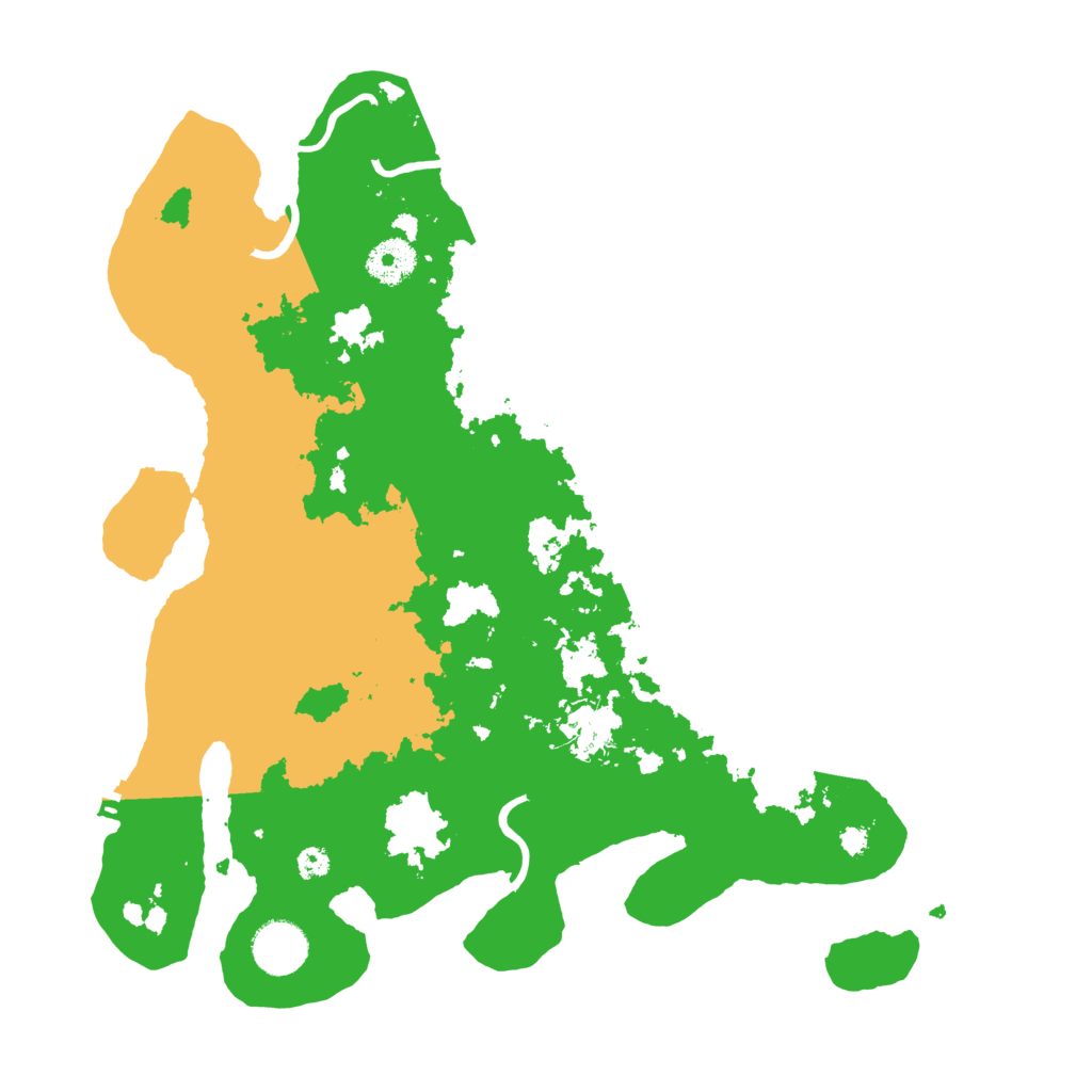 Biome Rust Map: Procedural Map, Size: 3500, Seed: 20220413