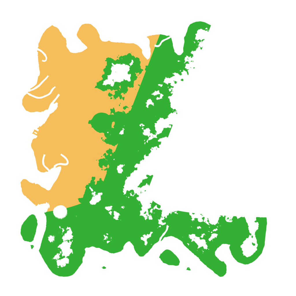 Biome Rust Map: Procedural Map, Size: 3950, Seed: 840955211