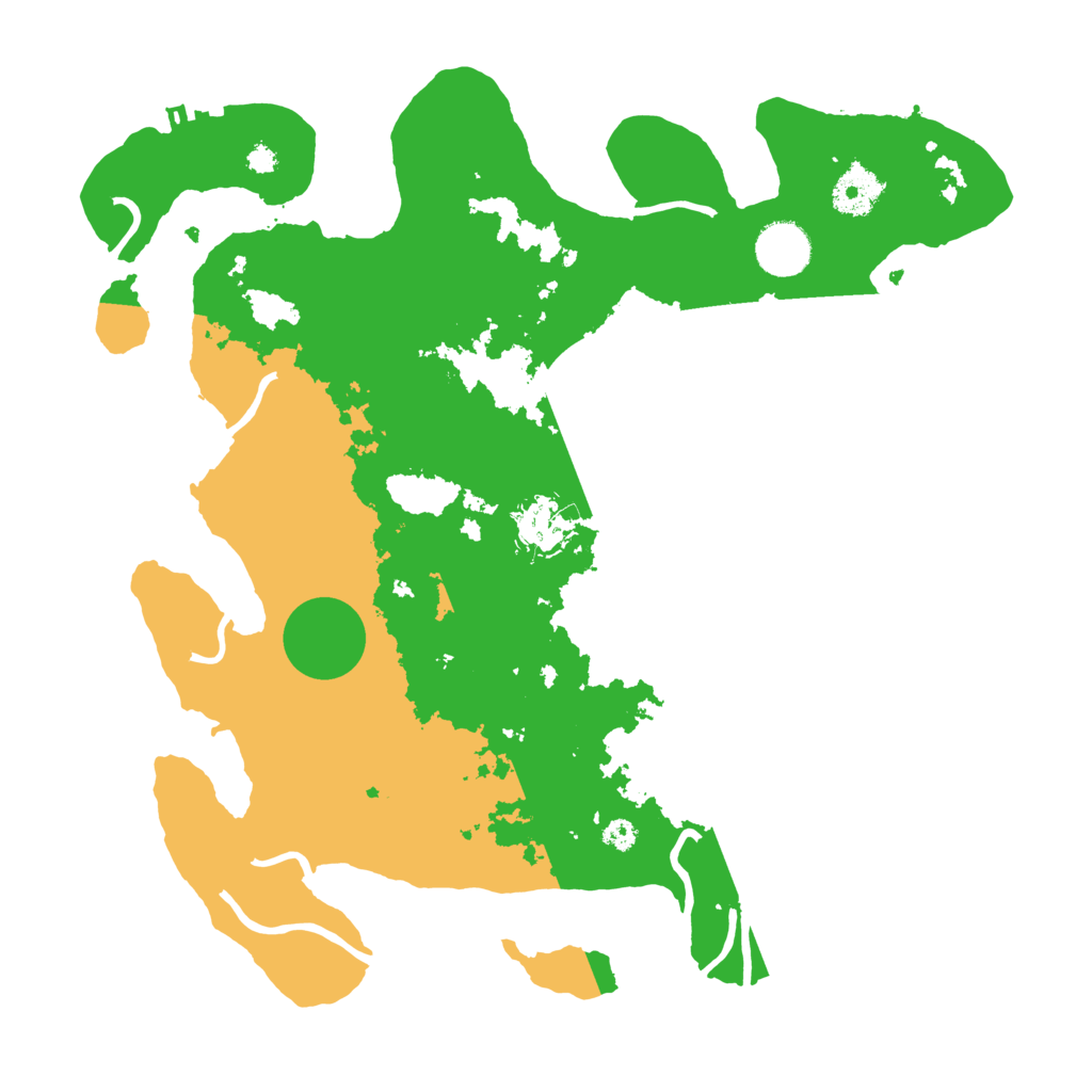 Biome Rust Map: Procedural Map, Size: 3500, Seed: 1099127254