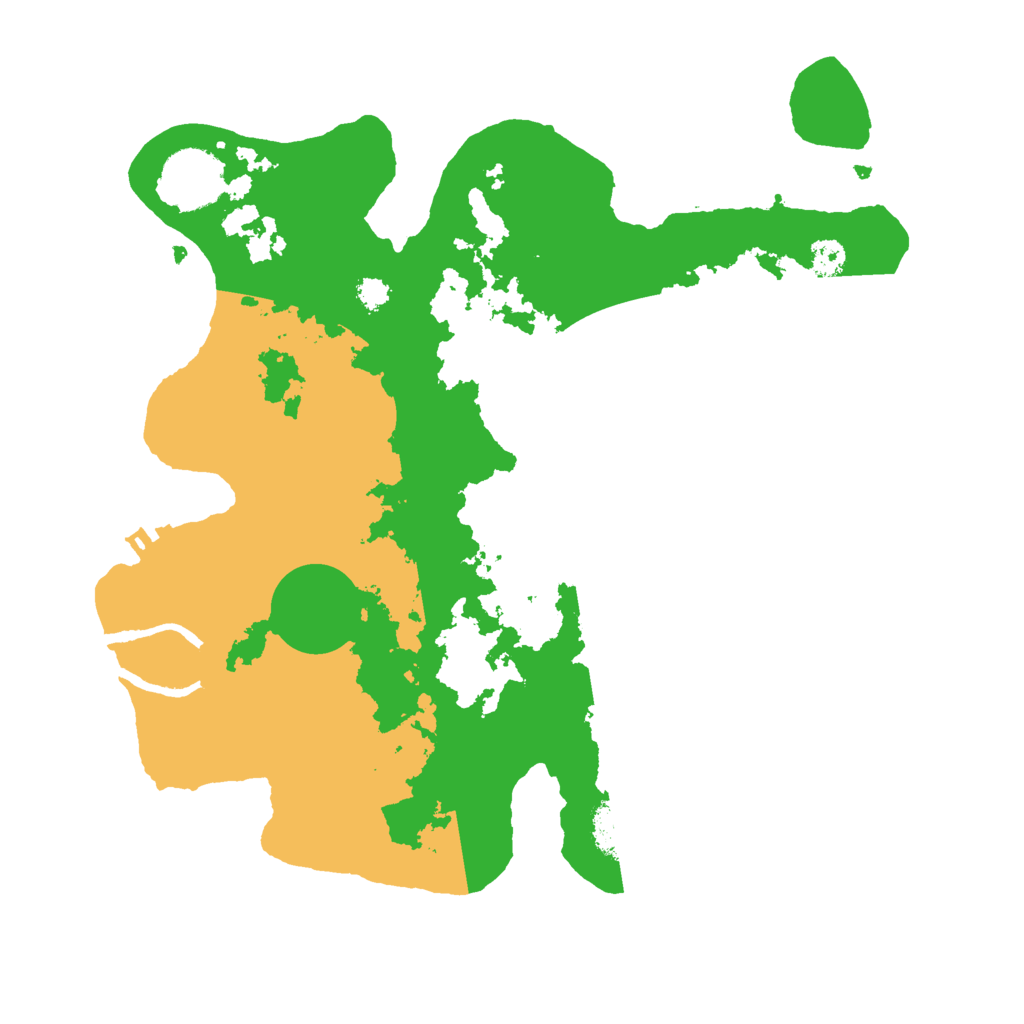 Biome Rust Map: Procedural Map, Size: 3000, Seed: 7353