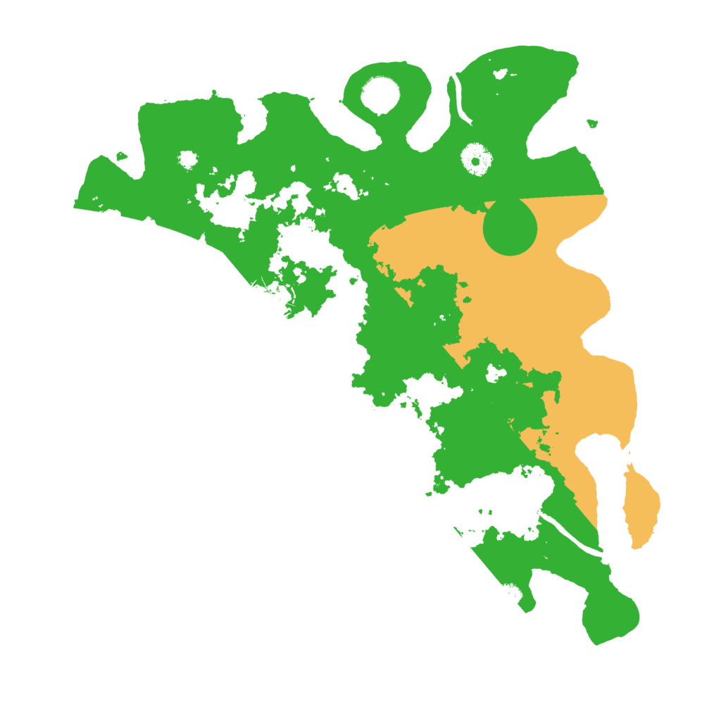 Biome Rust Map: Procedural Map, Size: 3500, Seed: 419824363