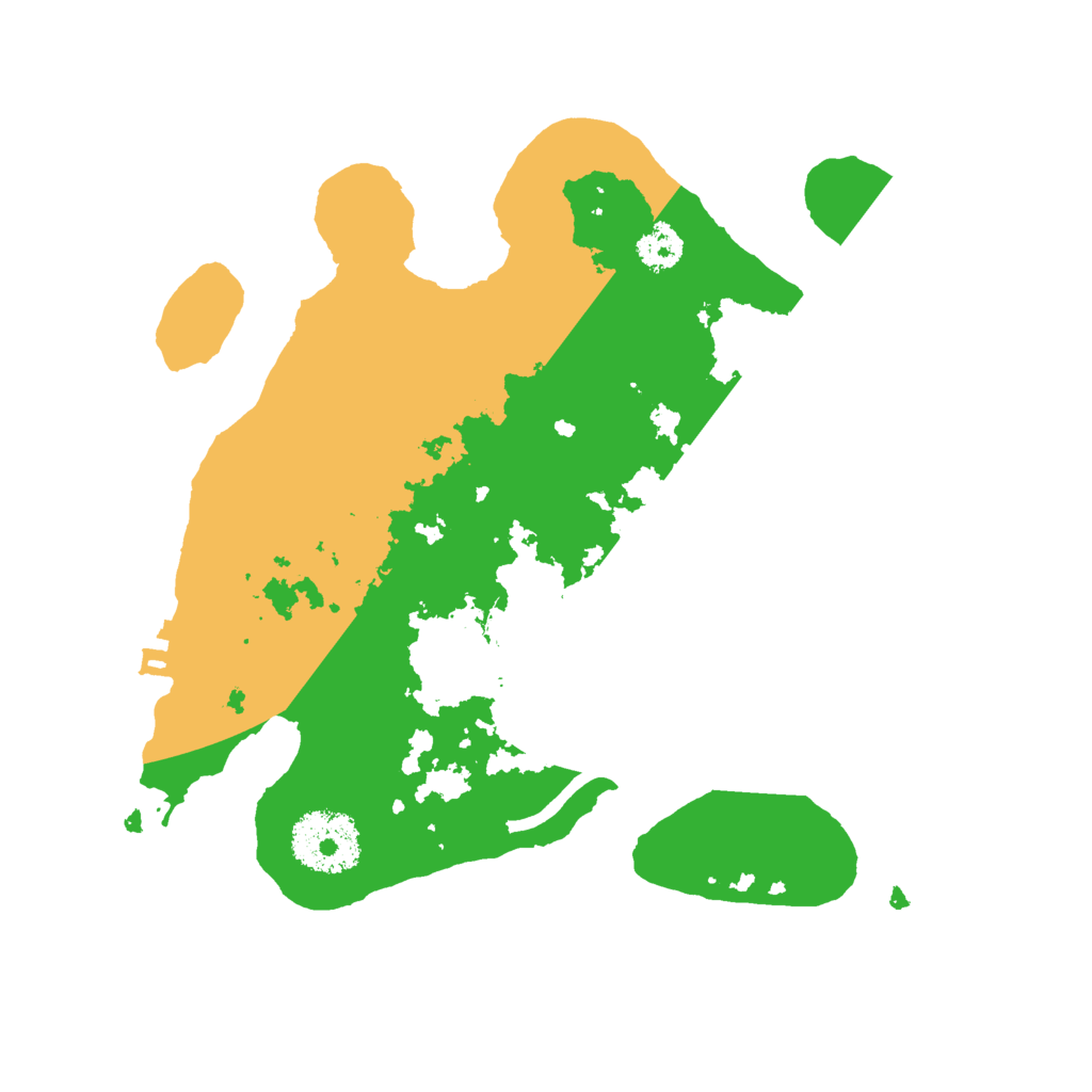 Biome Rust Map: Procedural Map, Size: 2500, Seed: 638191279