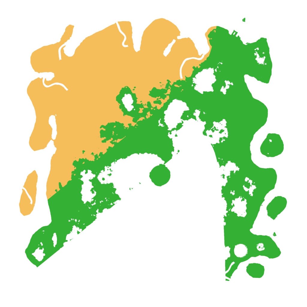 Biome Rust Map: Procedural Map, Size: 4050, Seed: 1809661133