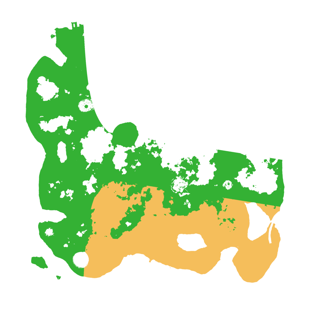 Biome Rust Map: Procedural Map, Size: 3500, Seed: 456548