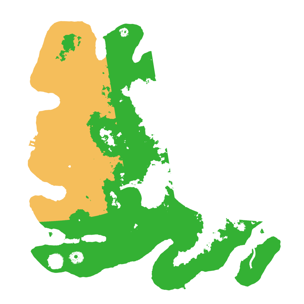 Biome Rust Map: Procedural Map, Size: 3500, Seed: 444385516