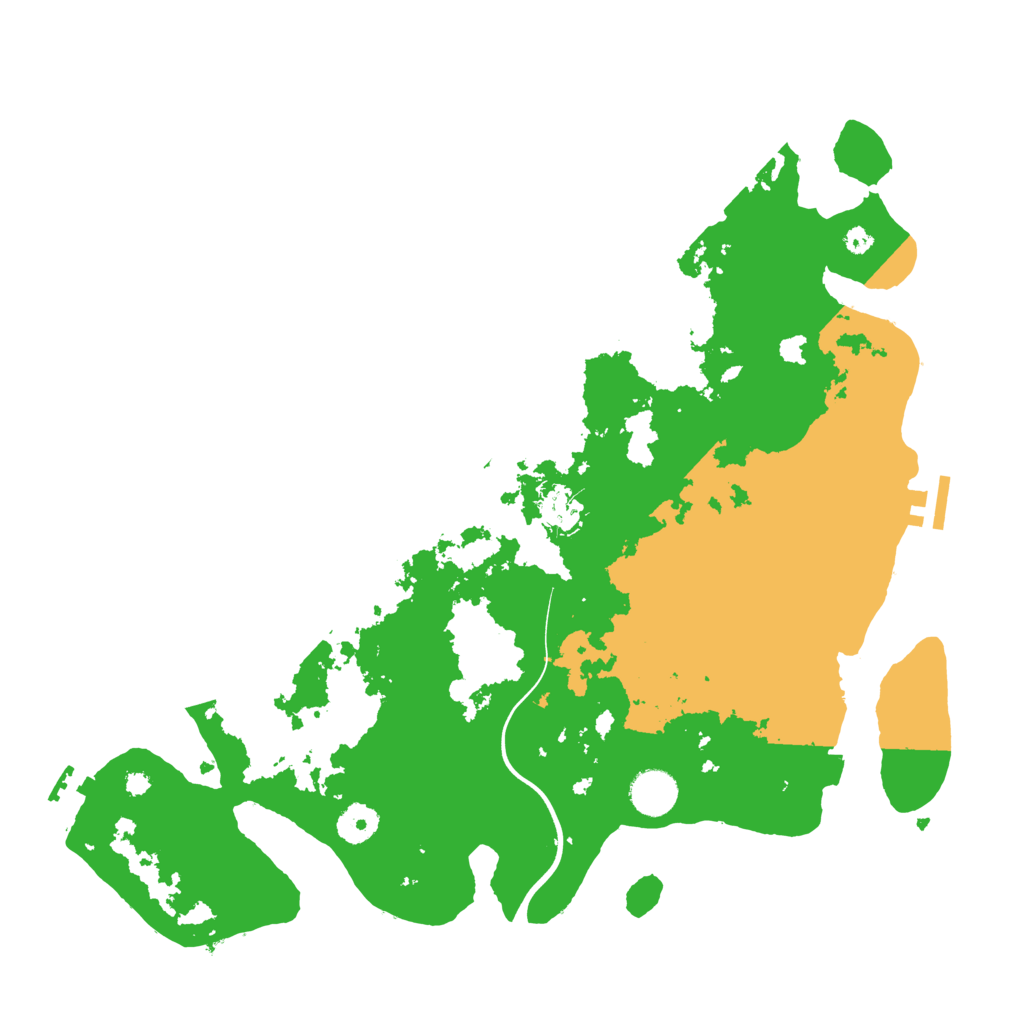 Biome Rust Map: Procedural Map, Size: 3850, Seed: 1817727684