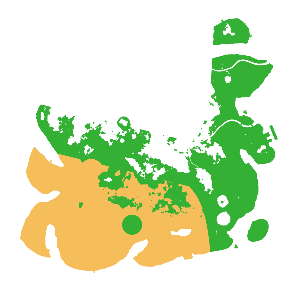 Biome Rust Map: Procedural Map, Size: 3850, Seed: 2028432426