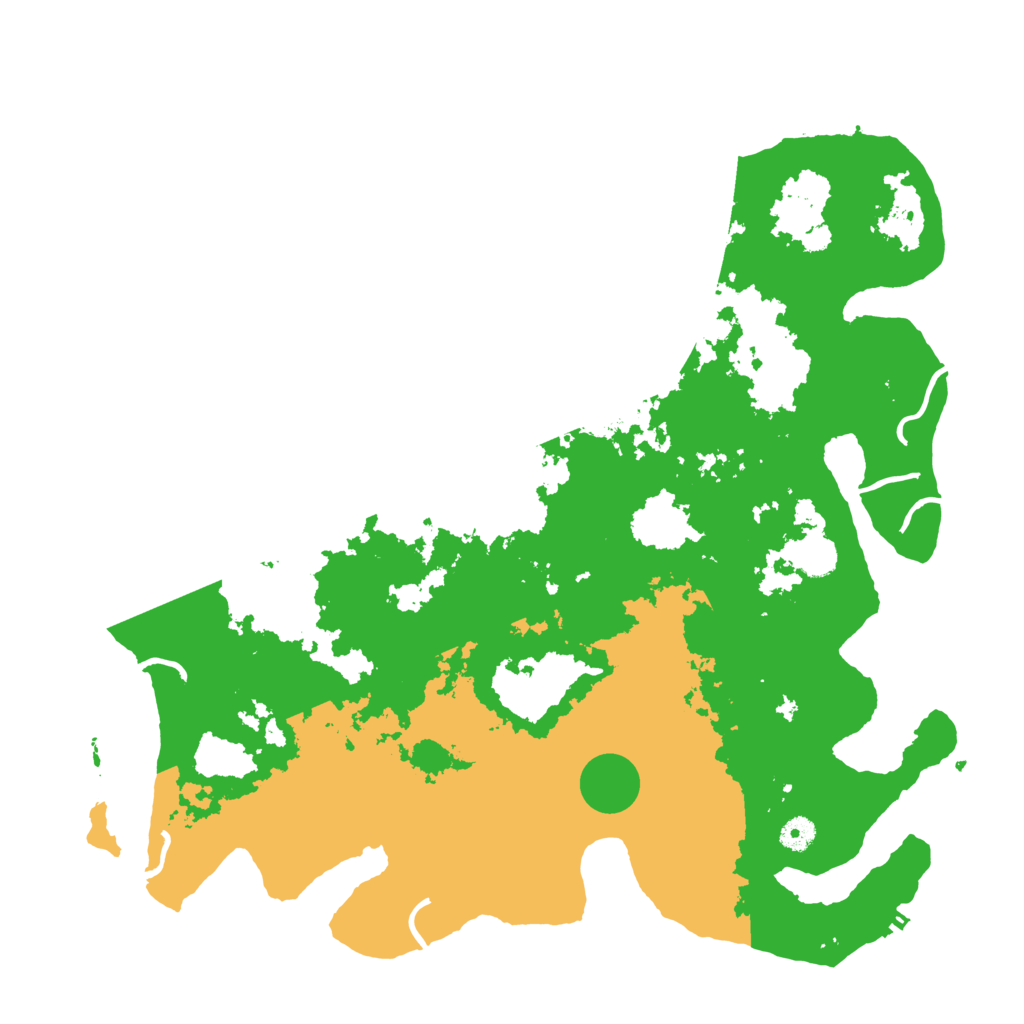 Biome Rust Map: Procedural Map, Size: 4500, Seed: 1051067268