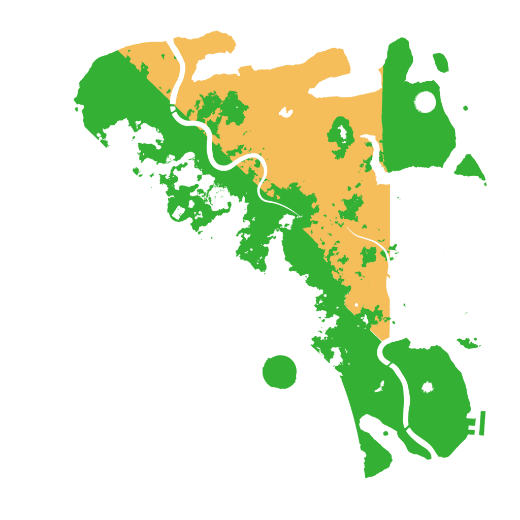 Biome Rust Map: Procedural Map, Size: 4300, Seed: 101