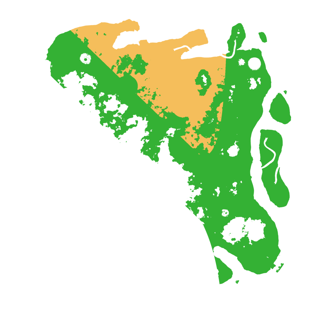 Biome Rust Map: Procedural Map, Size: 4300, Seed: 101