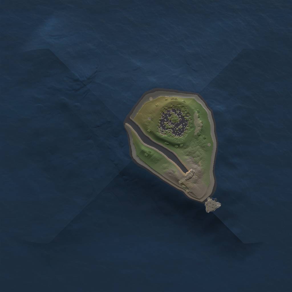 Rust Map: Procedural Map, Size: 1000, Seed: 47331168, 3 Monuments