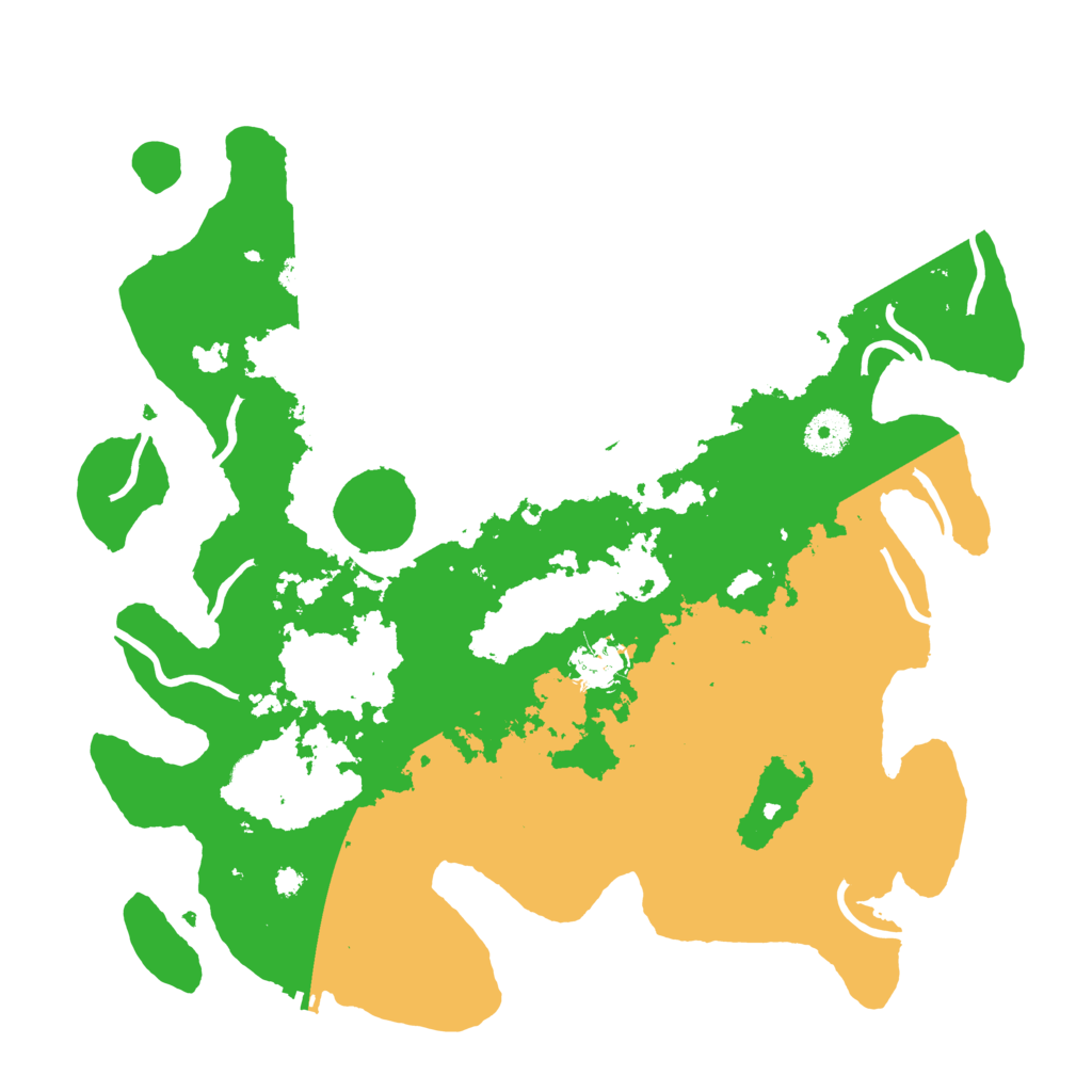 Biome Rust Map: Procedural Map, Size: 3600, Seed: 1346146017