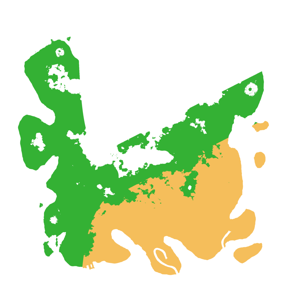 Biome Rust Map: Procedural Map, Size: 3500, Seed: 8042022