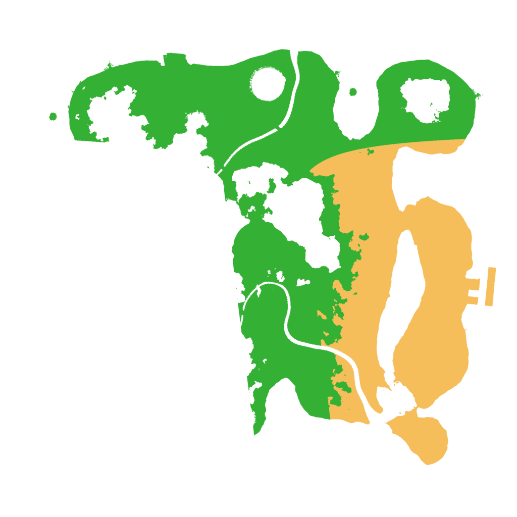 Biome Rust Map: Procedural Map, Size: 2700, Seed: 51261