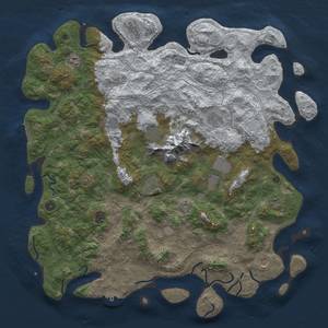 Thumbnail Rust Map: Procedural Map, Size: 5000, Seed: 313756748, 20 Monuments