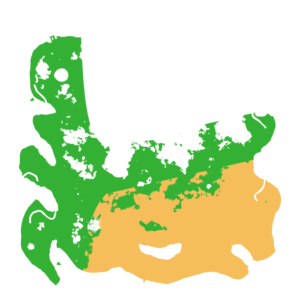 Biome Rust Map: Procedural Map, Size: 4000, Seed: 69475