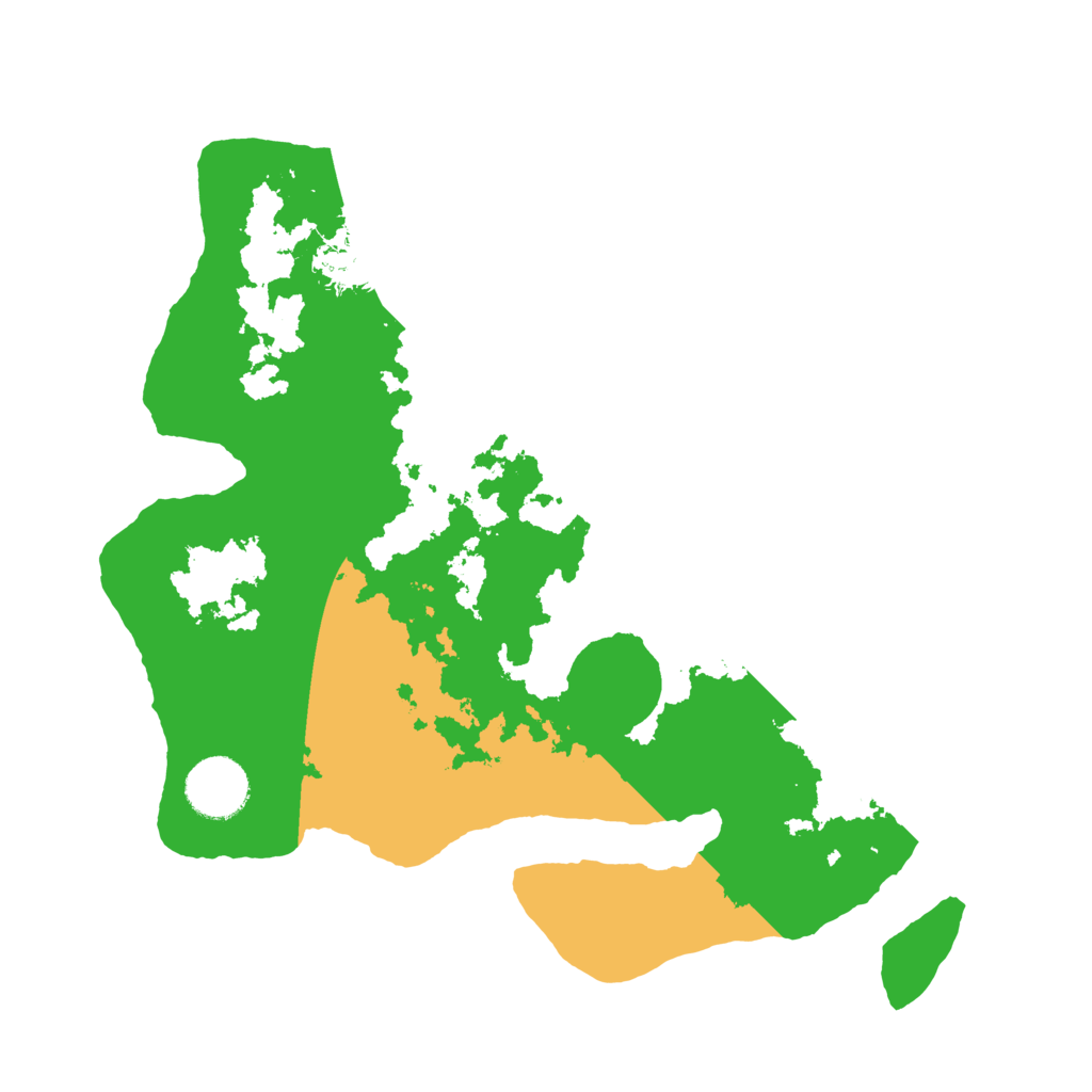 Biome Rust Map: Barren, Size: 3100, Seed: 35