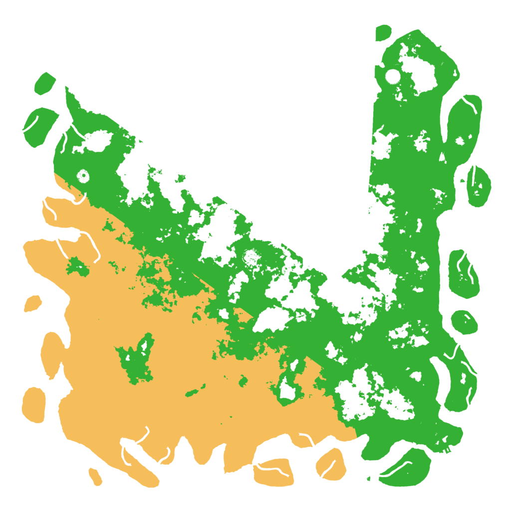 Biome Rust Map: Procedural Map, Size: 6000, Seed: 4653