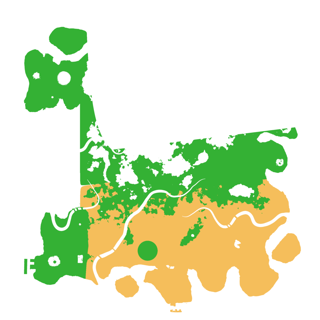 Biome Rust Map: Procedural Map, Size: 4250, Seed: 154198563
