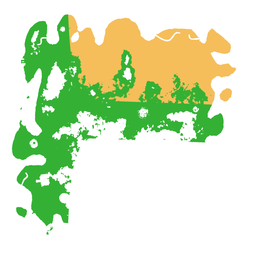 Biome Rust Map: Procedural Map, Size: 4500, Seed: 2101389