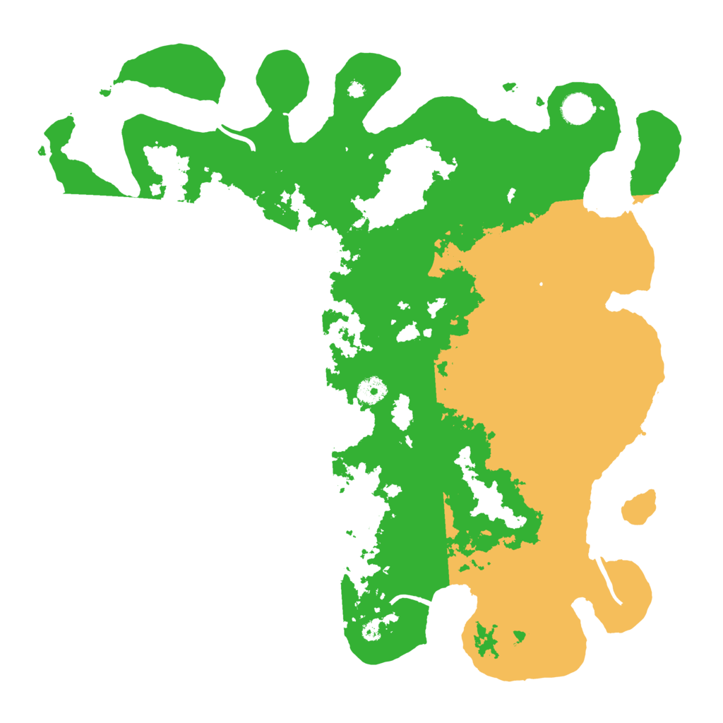 Biome Rust Map: Procedural Map, Size: 3999, Seed: 100
