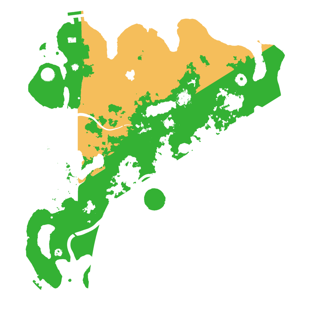 Biome Rust Map: Procedural Map, Size: 4000, Seed: 607516