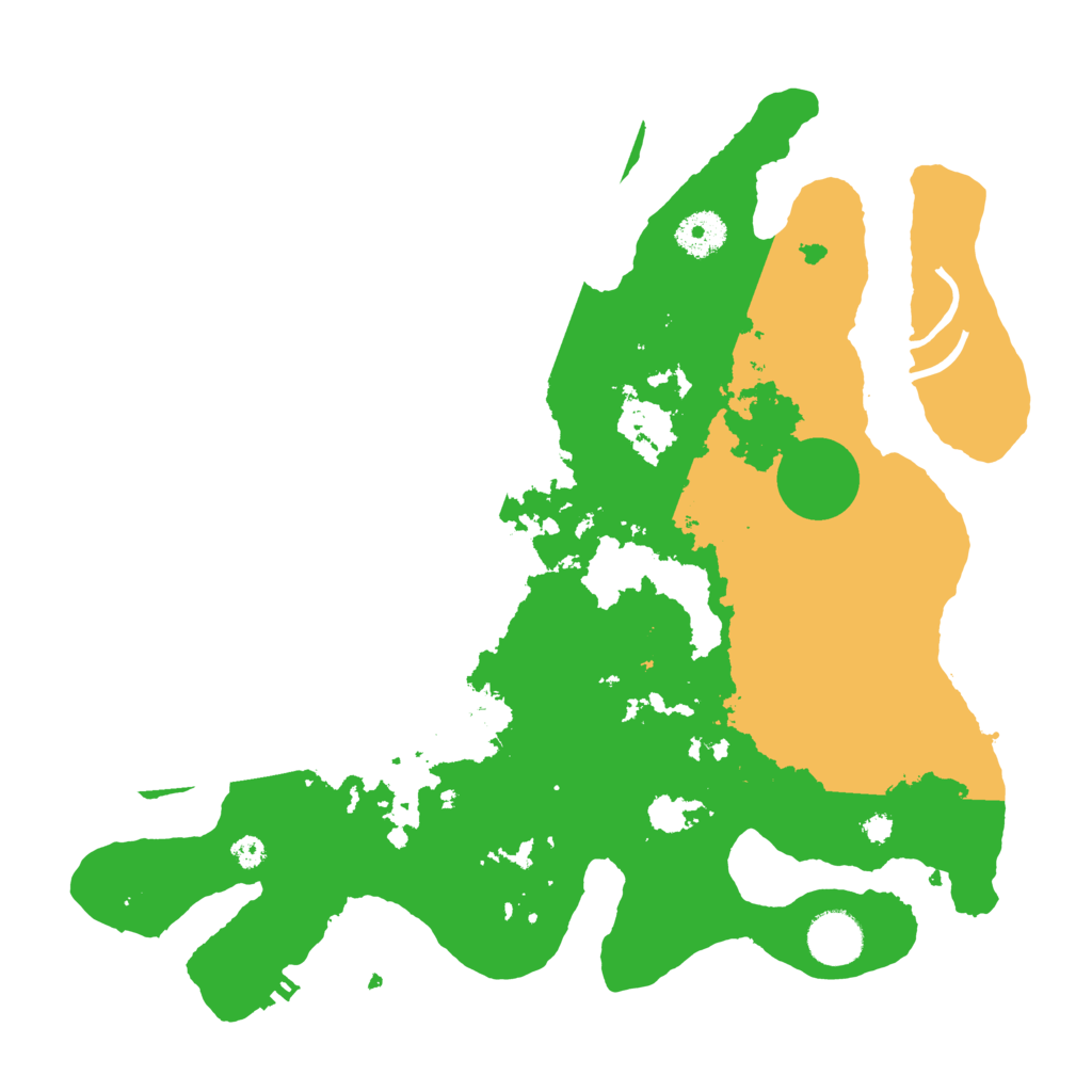 Biome Rust Map: Procedural Map, Size: 3500, Seed: 1019180510