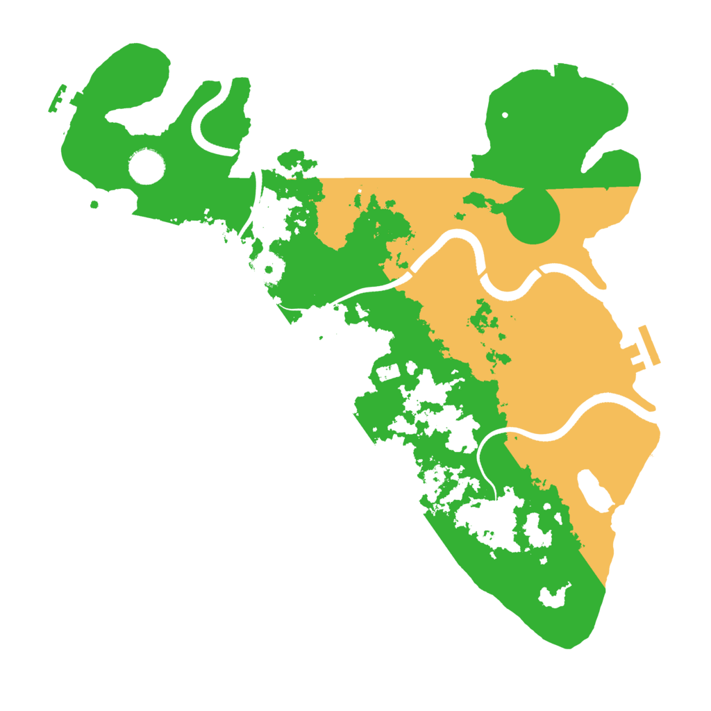 Biome Rust Map: Procedural Map, Size: 3496, Seed: 6957496