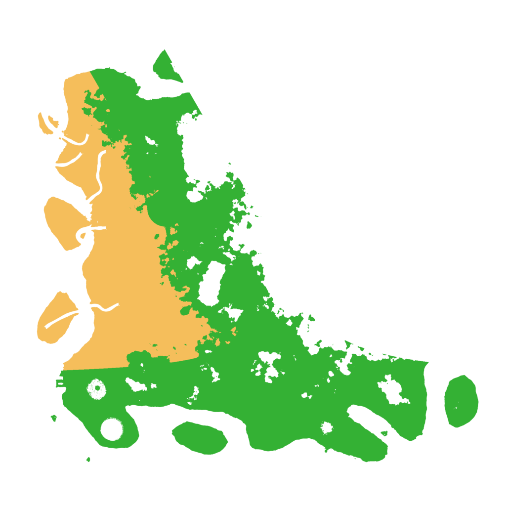 Biome Rust Map: Procedural Map, Size: 4000, Seed: 1354360797
