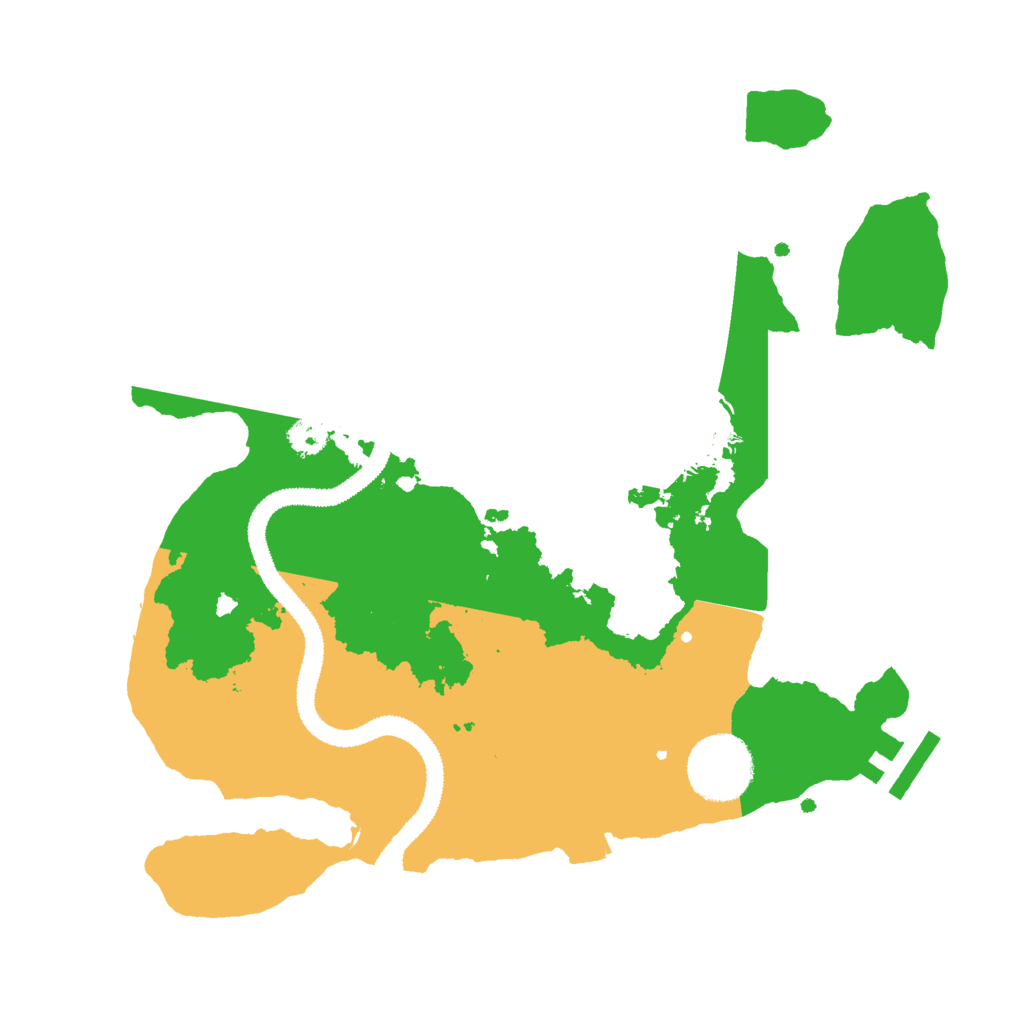 Biome Rust Map: Procedural Map, Size: 2800, Seed: 11