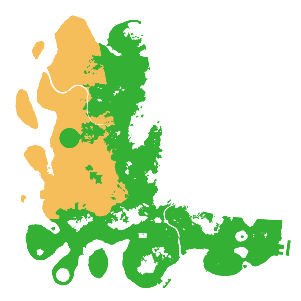 Biome Rust Map: Procedural Map, Size: 3950, Seed: 1761139370