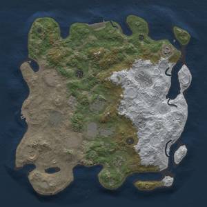 Thumbnail Rust Map: Procedural Map, Size: 3850, Seed: 426448026, 20 Monuments