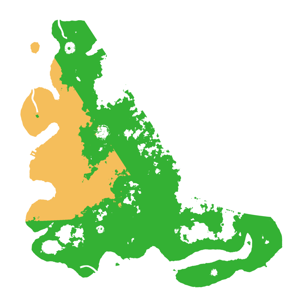 Biome Rust Map: Procedural Map, Size: 4000, Seed: 72576
