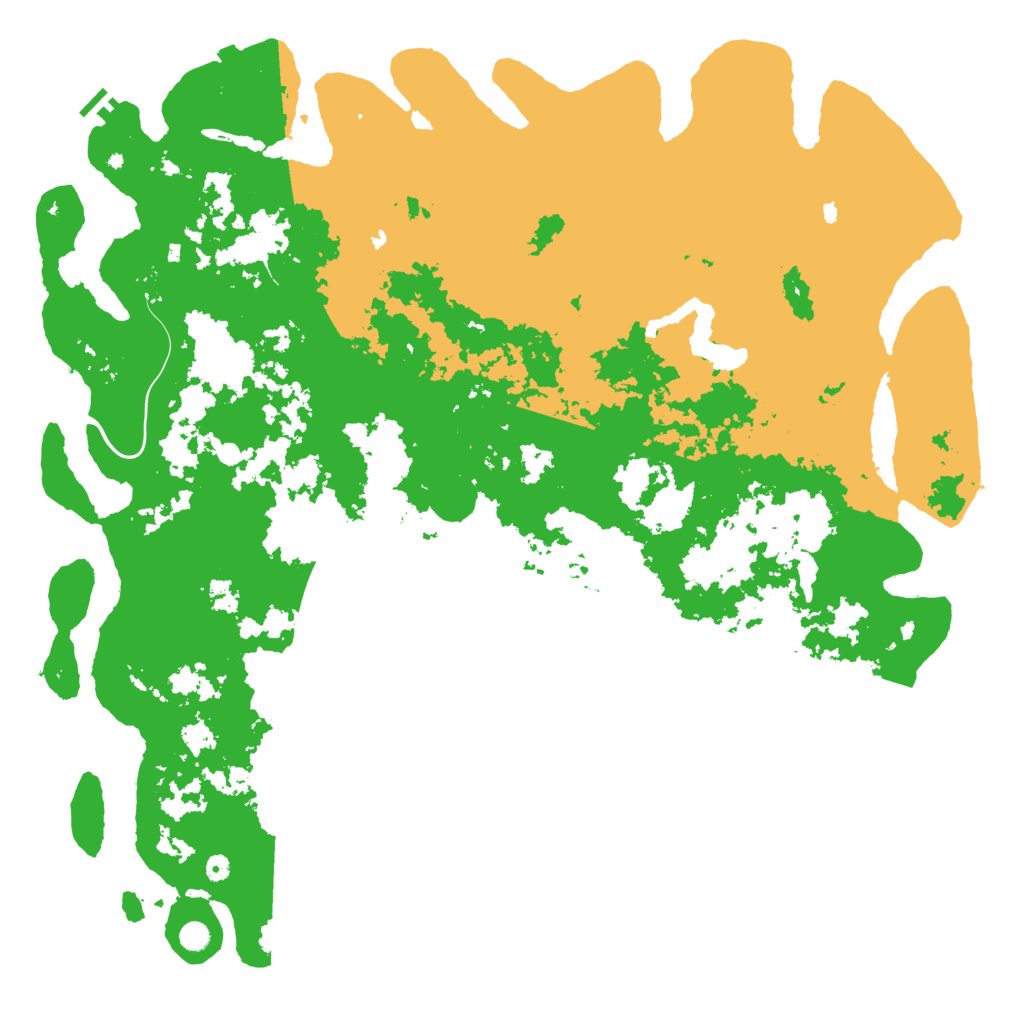 Biome Rust Map: Procedural Map, Size: 6000, Seed: 7832